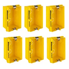 BTICINO - Set de cajas de distribución embutidas 106x71 mm 6 unidades