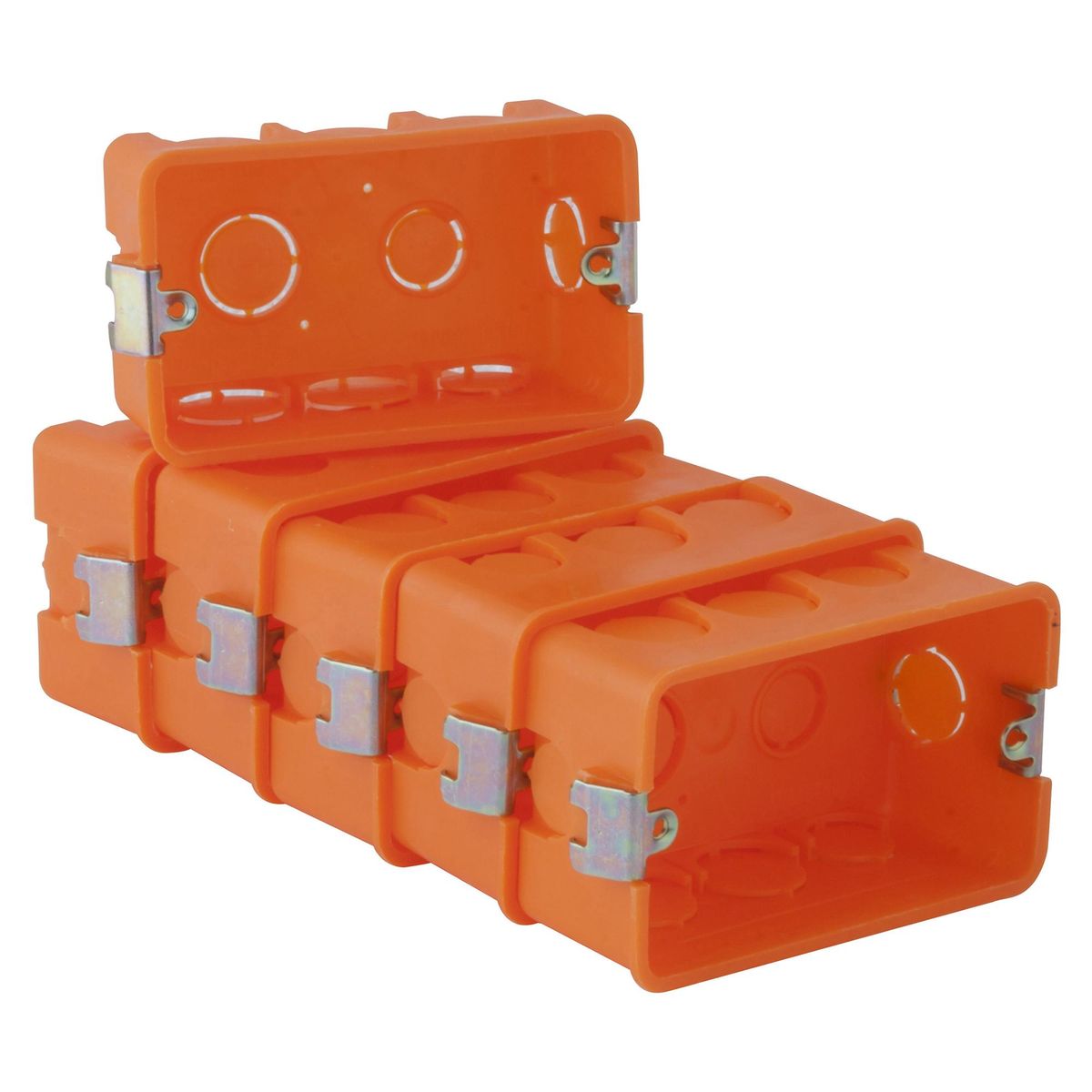 BTICINO - Set de cajas de distribución embutidas 105x61 mm 6 unidades