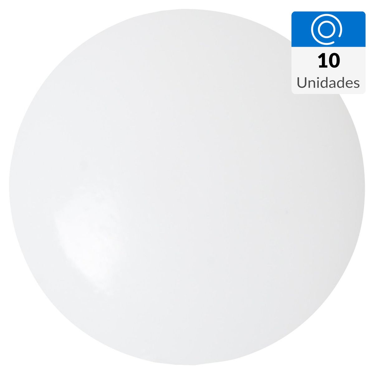 RH - Tapa soberbio grande para tornillo 10 unidades blanco