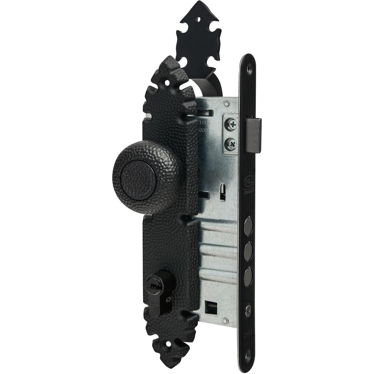 POLI - Cerradura embutida rústica de acceso 105121