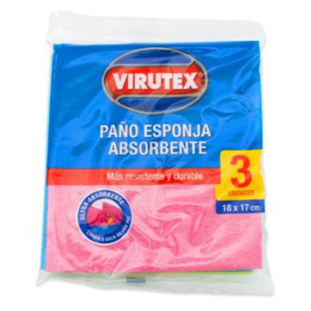 VIRUTEX - Paño Spongi 3 en 1