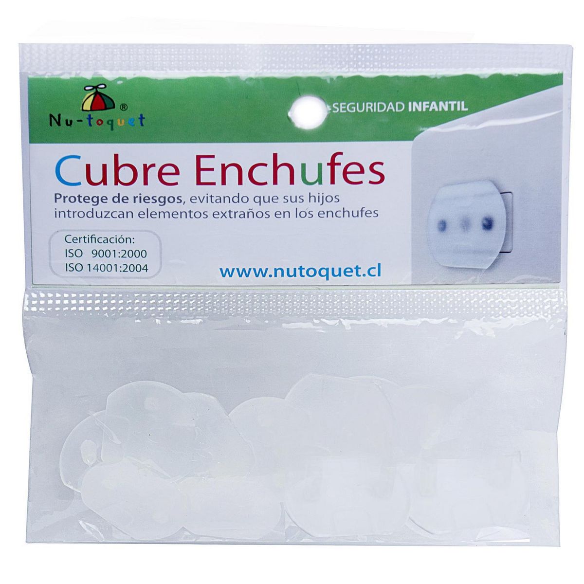 LESLIE PIRNAT - Cubre enchufes transparente 12 unidades