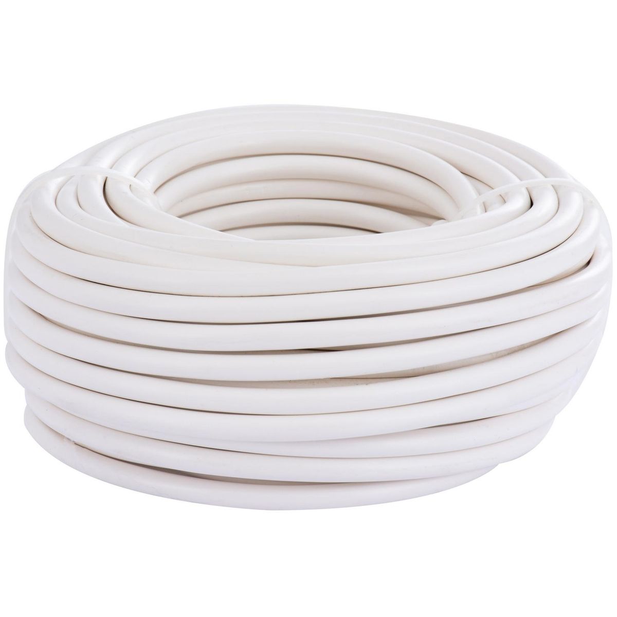 ELFLE - Cordón H05VV-F 2x0,75 mm2 Blanco 20 metro(s) 