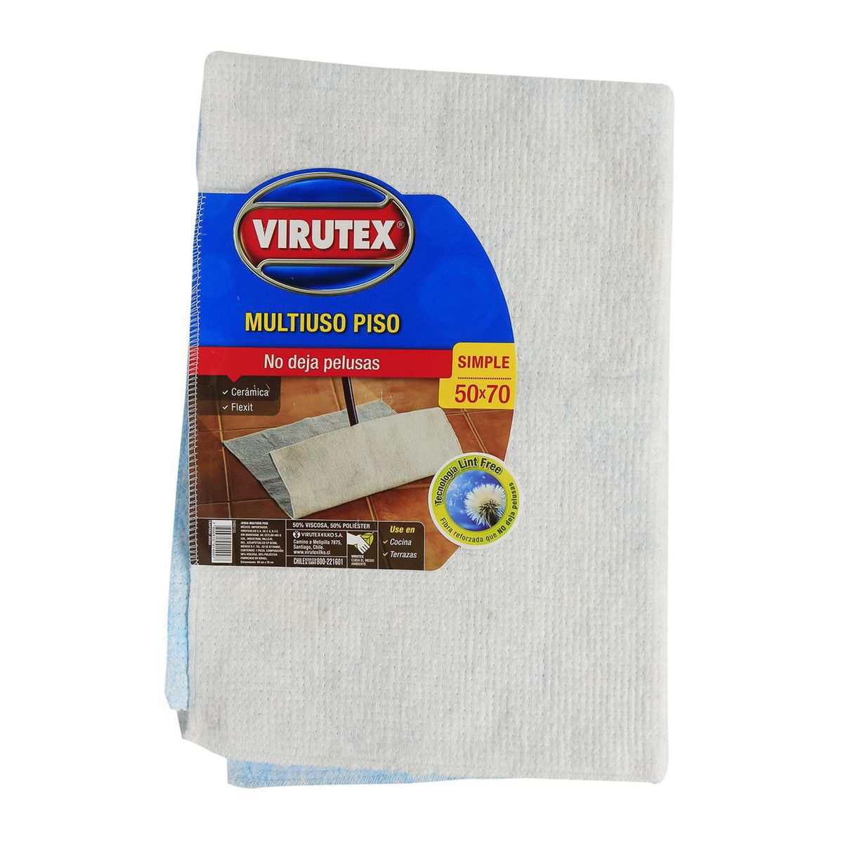 VIRUTEX - Trapero de Virutex Absorbente 50x70 cm para Limpieza