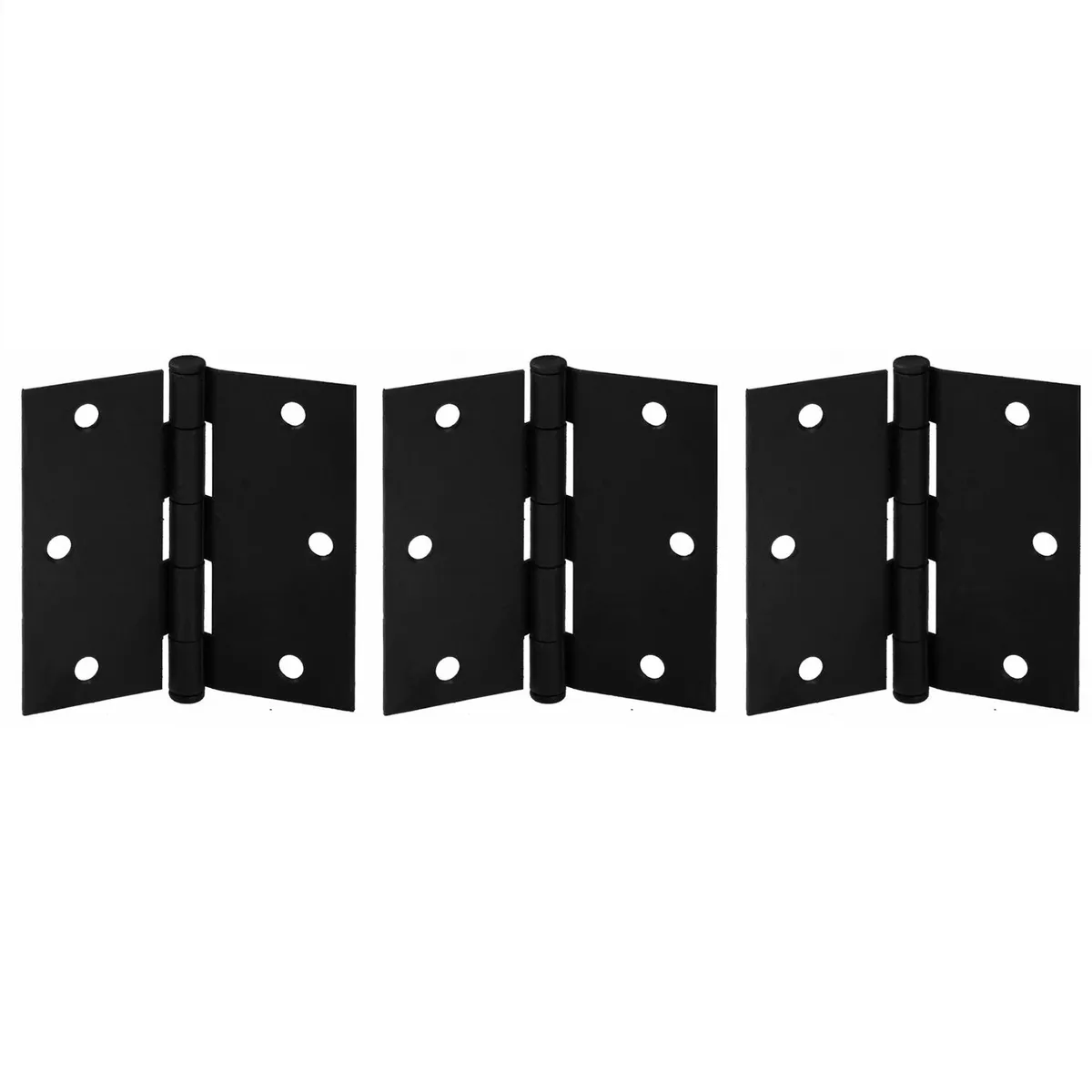 FERROMIR - Pack de 3 bisagras 3x3" 3 unidades negro