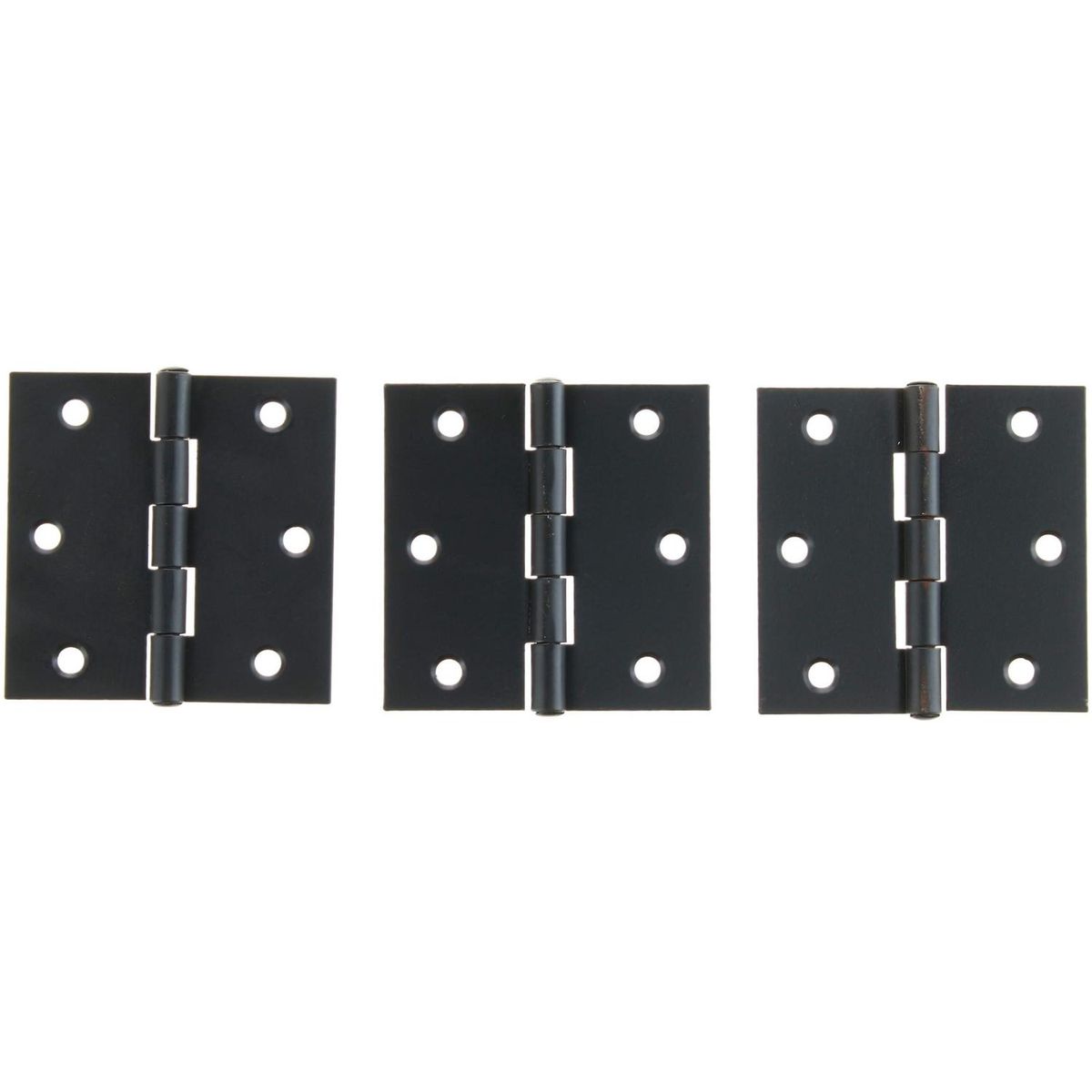 FERROMIR - Pack de 3 bisagras 3 1/2x3 1/2" 3 unidades negro