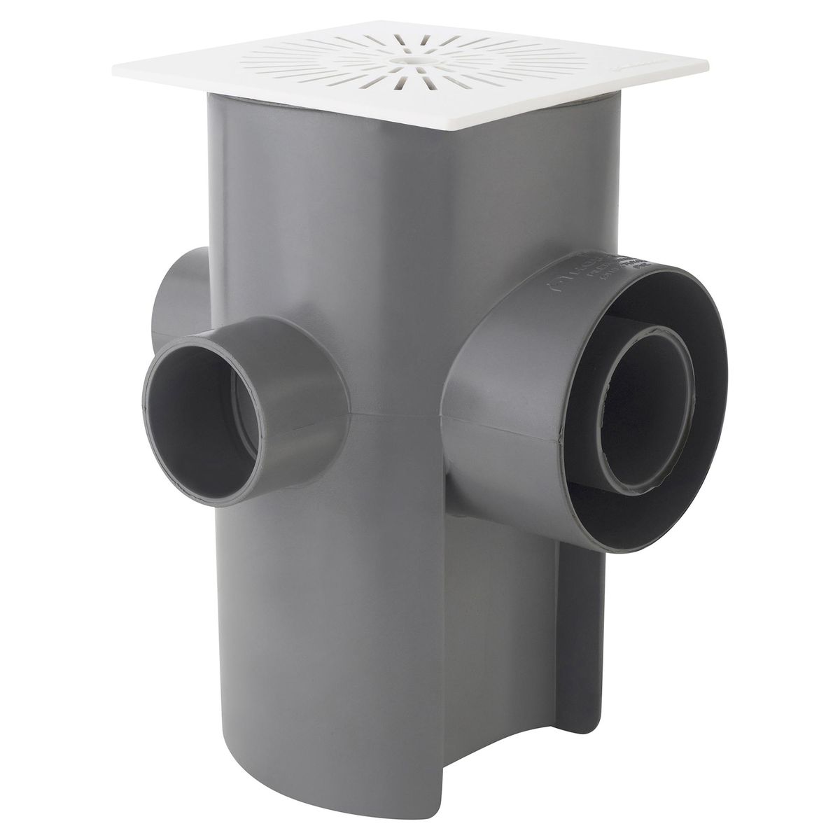 AMANCO - Pileta PVC 110x75x50x40mm Blanco / Gris