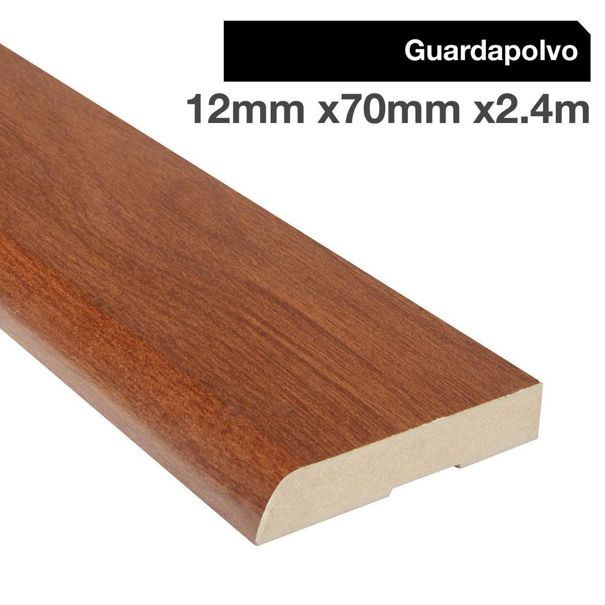 HOLZTEK - Guardapolvo MDF Cedro 12 mm 7x240 cm