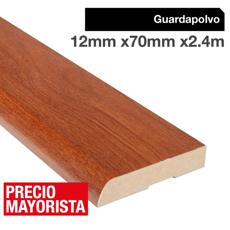 HOLZTEK - Guardapolvo MDF Cedro 12 mm 7x240 cm