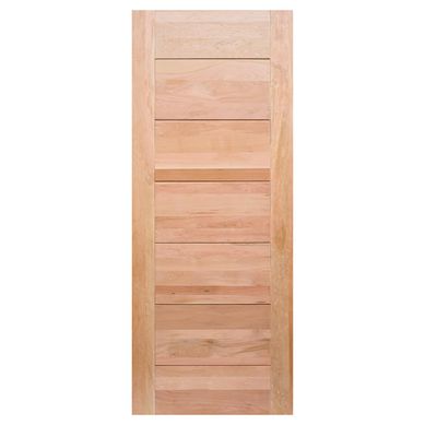 Puerta Lenga Toscana/Golf 80x210 C/7 Paneles, S/Perf. Estilo Moderna
