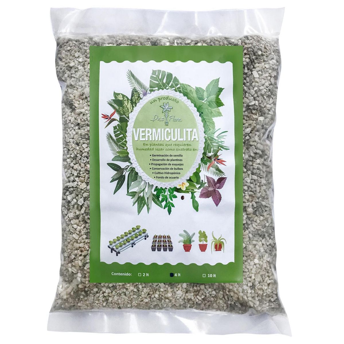 ERGO - Vermiculita 4 Litros Bolsa 4 l Bolsa