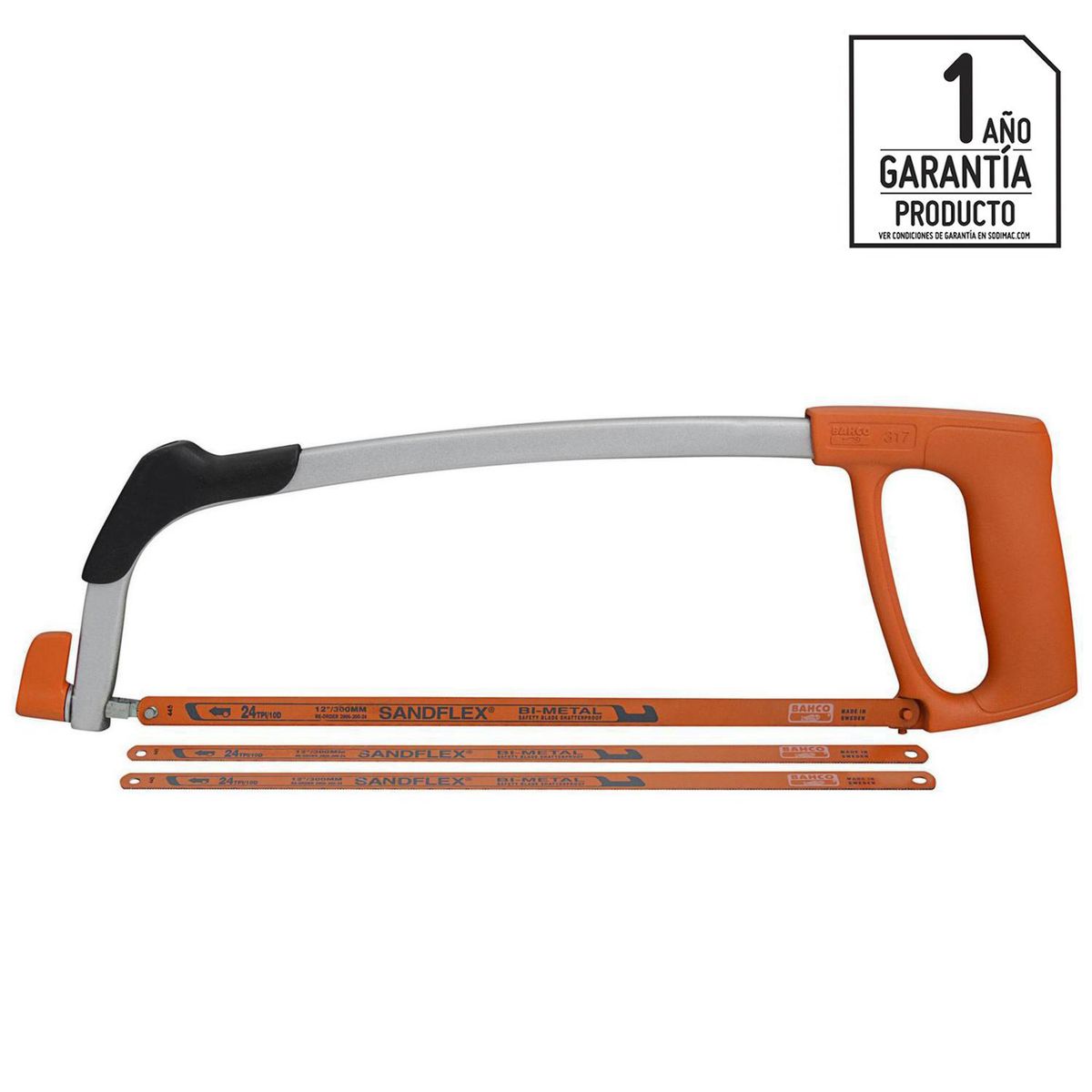 BAHCO - Arco de sierra 12" metal