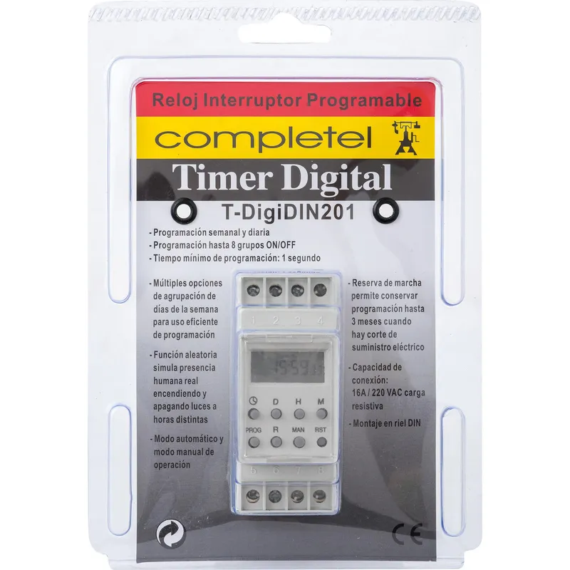 Timer digital riel DIN programable Sodimac Falabella