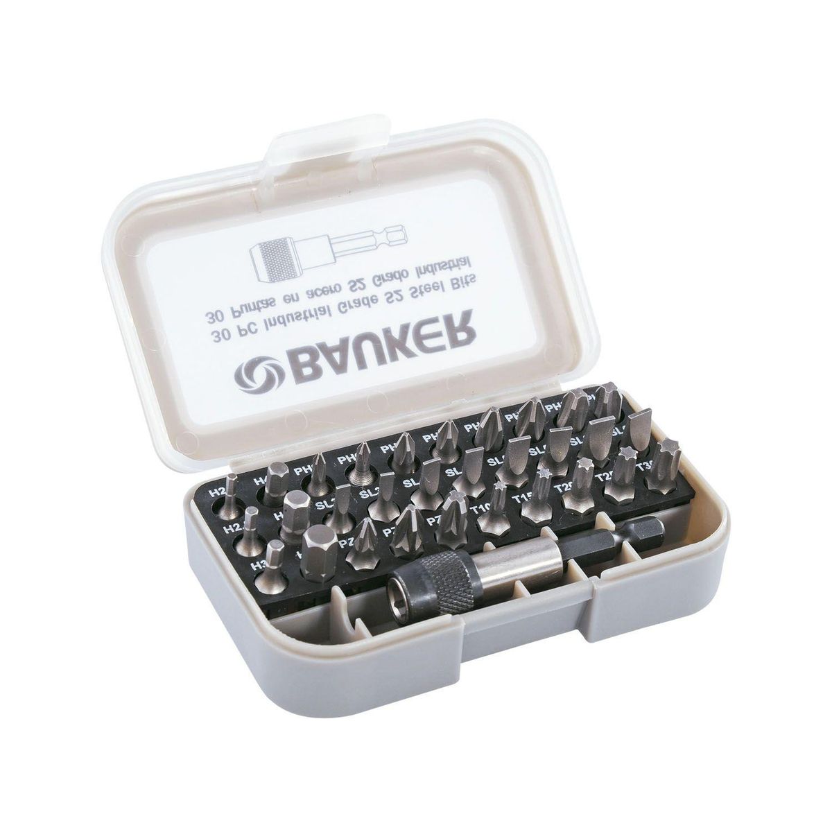 BAUKER - Set de puntas para destornillador 31 unidades