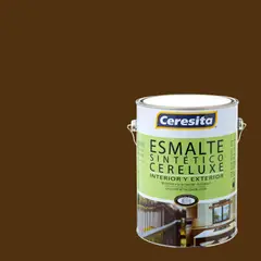 CERESITA - Esmalte Sintético Brillante 1 galón(es) Café