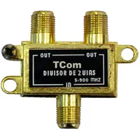 Splitter Coaxial 2 Salidas Tv Cable Satelital Mhz Para Hogar