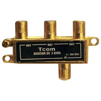 Splitter Coaxial 3 Salidas Para Tv