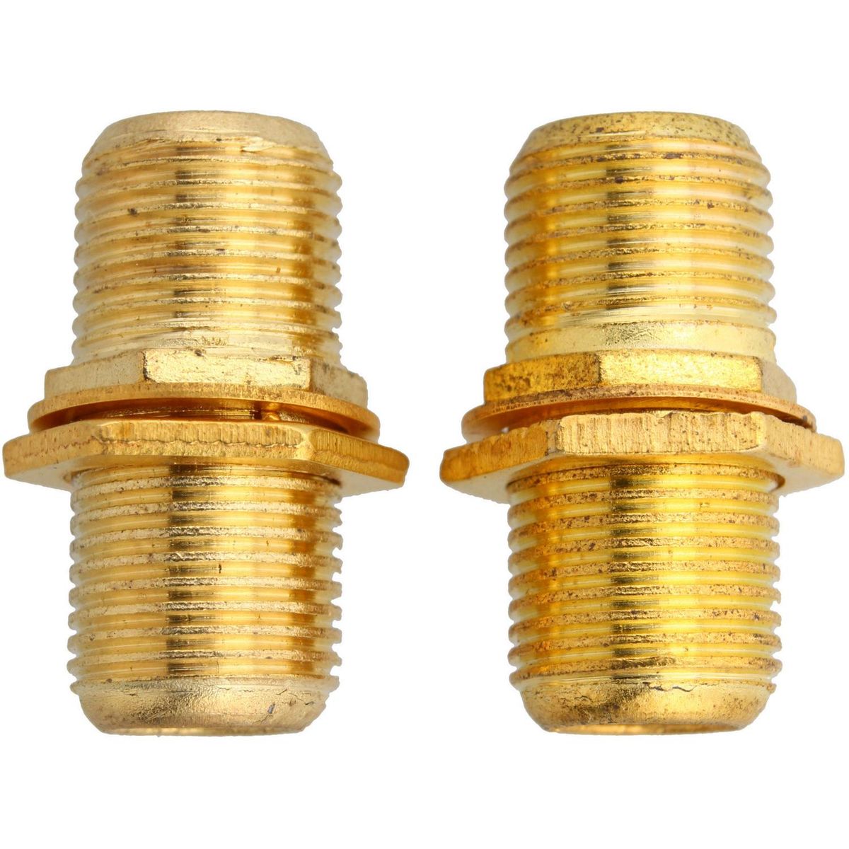 DAIRU - Acoplador macho coaxial, 2 unidades