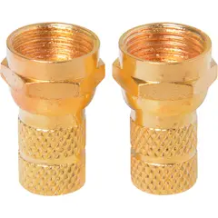 DAIRU - Conector atornillable tipo F RG-6 2unds.