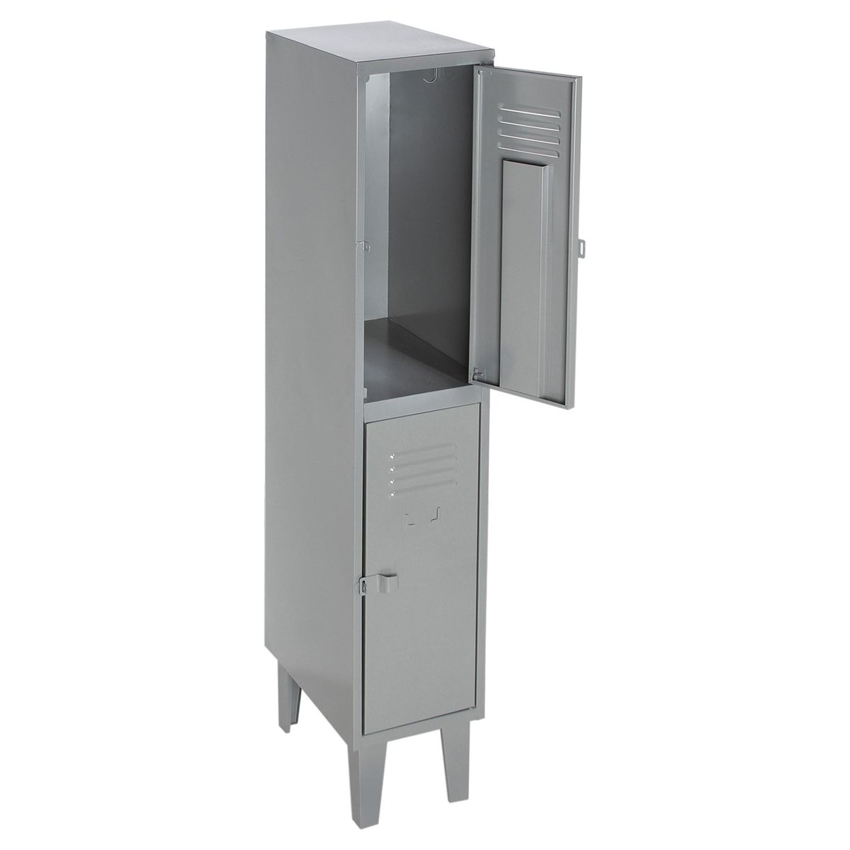 MOVILOCKERS - Locker con Portacandado 2 Puerta(s) 31x170x50 cm Gris