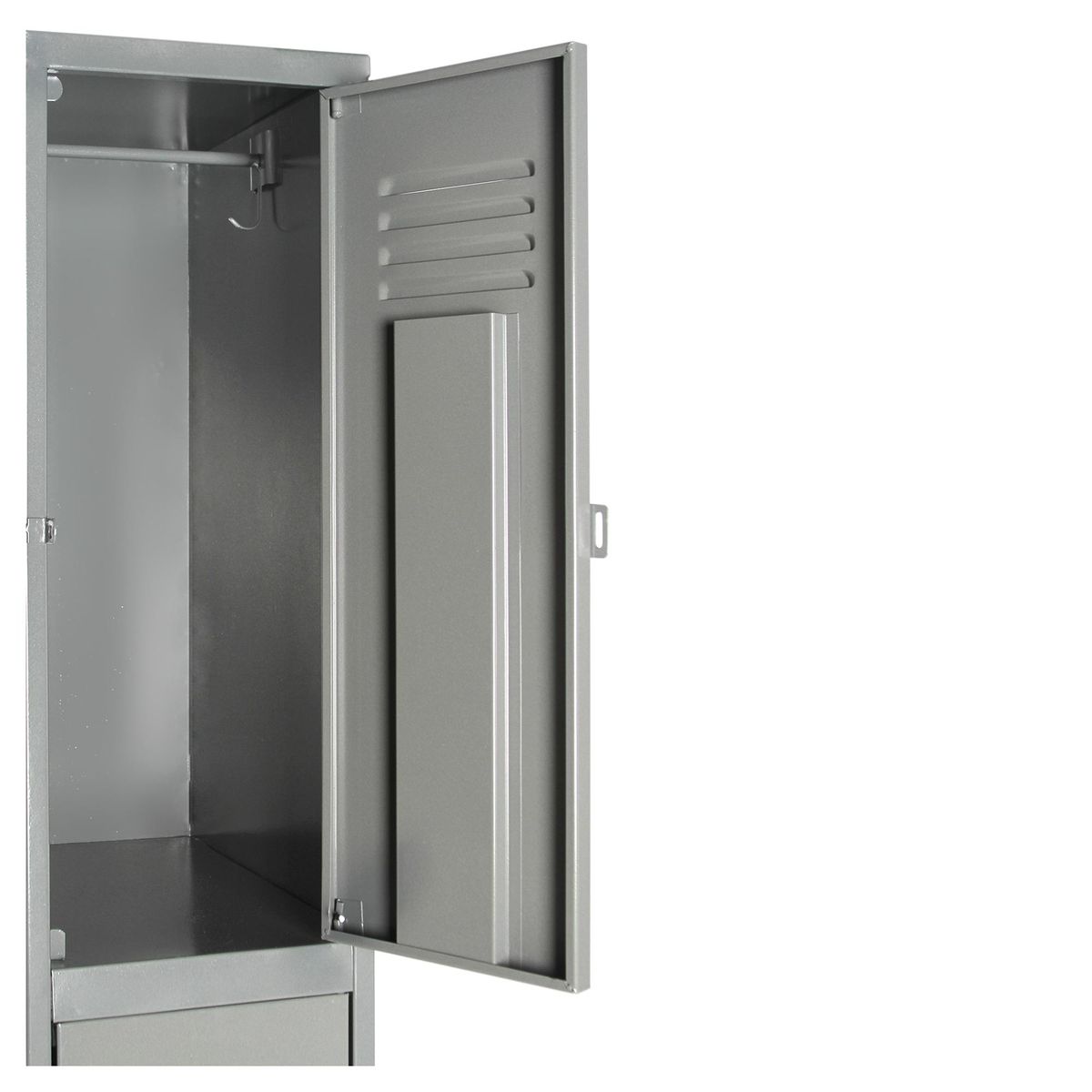 MOVILOCKERS - Locker con Portacandado 2 Puerta(s) 31x170x50 cm Gris