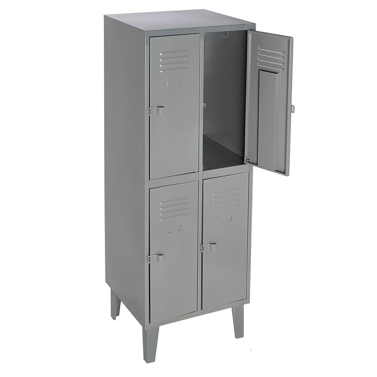 Locker con Portacandado 4 Puerta(s) 56x170x50 cm Gris, marca MOVILOCKERS - Foto Principal