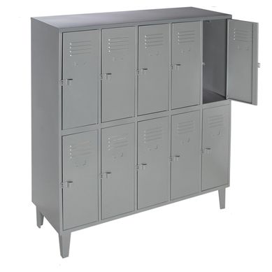Locker acero 10 puertas con portacandado
