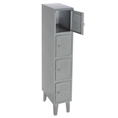 Locker acero 4 puertas con portacandado