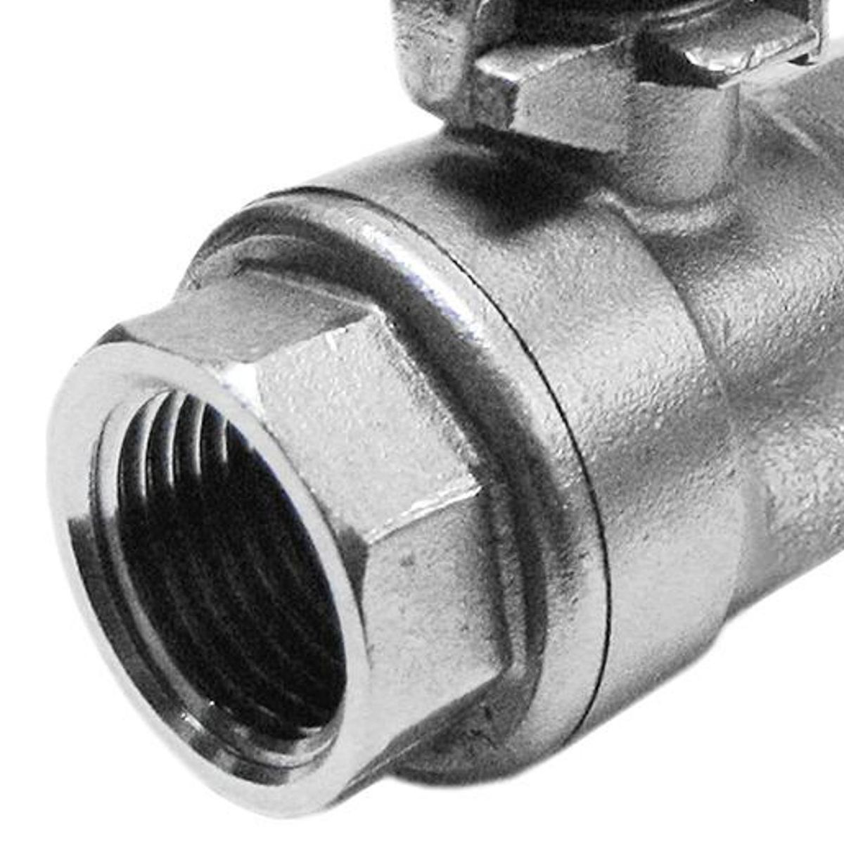 COSMOPLAST - Llave de paso 1/2" HI acero