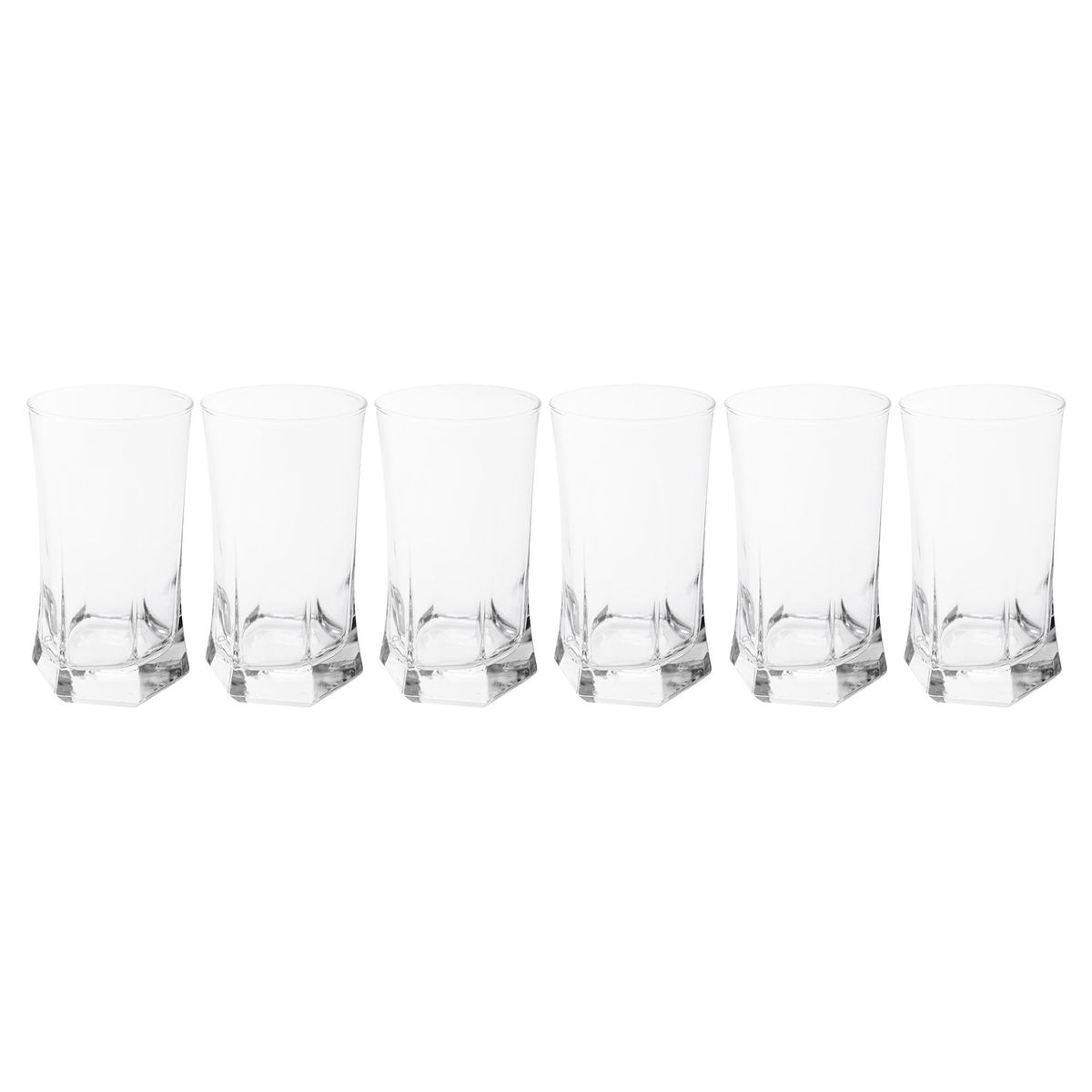 CRISTAR - Set 6 Vasos Alto de Vidrio 325 ml Transparente