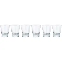 JUST HOME COLLECTION - Set Vasos de Vidrio 6 Unidades