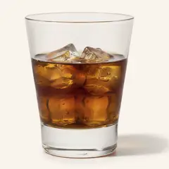 JUST HOME COLLECTION - Set 6 Vasos Bajo de Vidrio Transparente