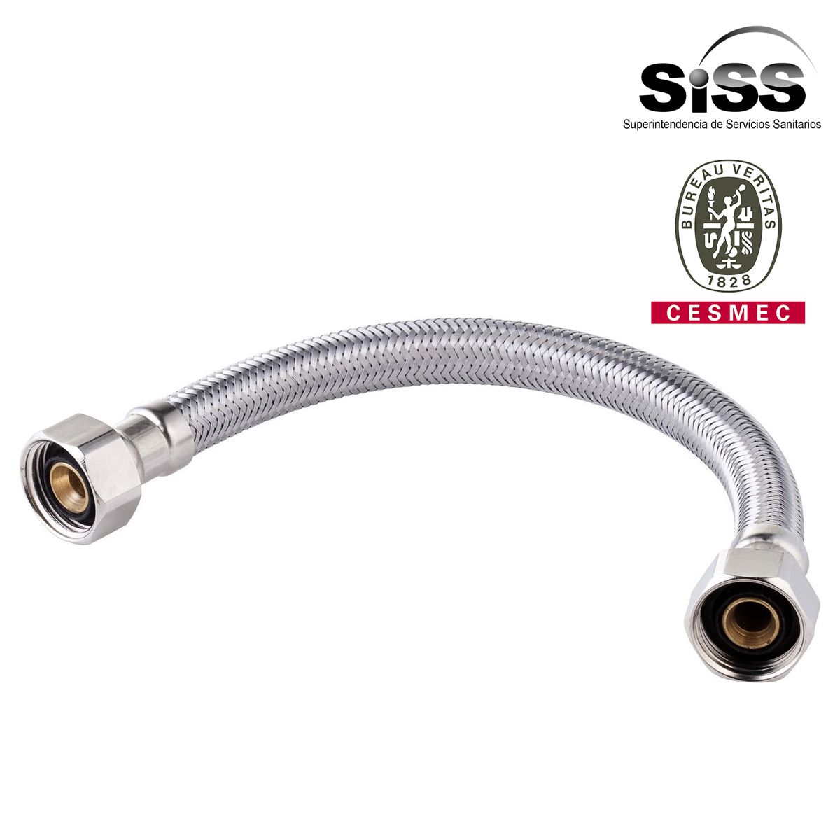 HUMBOLDT - Flexible agua 1/2" HI-HI 30 cm