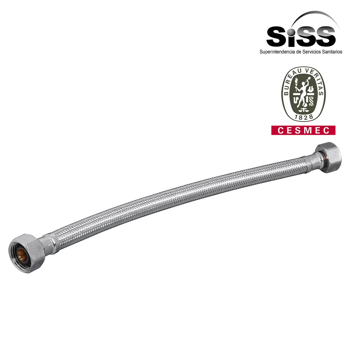 HUMBOLDT - Flexible agua 1/2" HI-HI 40 cm