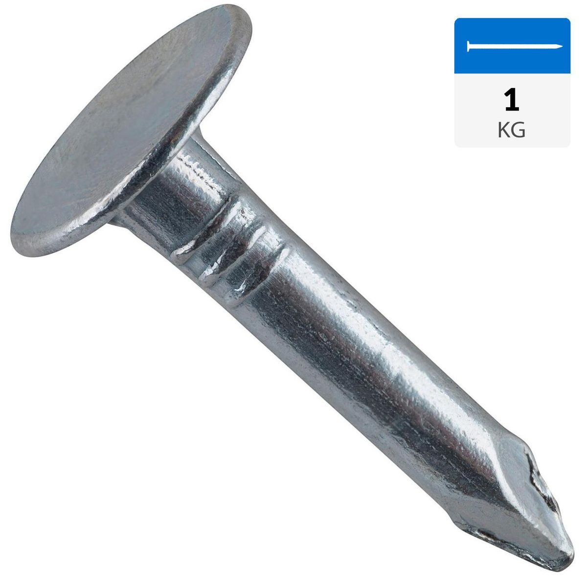 FIXSER - Clavo para teja asfáltica 3/4" 1 kg
