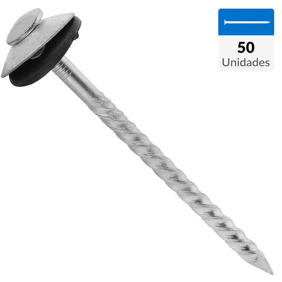 FIXSER - Clavo para techo 3 1/2" bolsa 50 unidades