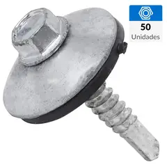 FIXSER - Tornillo Autoperforante Cabeza Phillips Metal 1 " 24 mm 50 Unidades