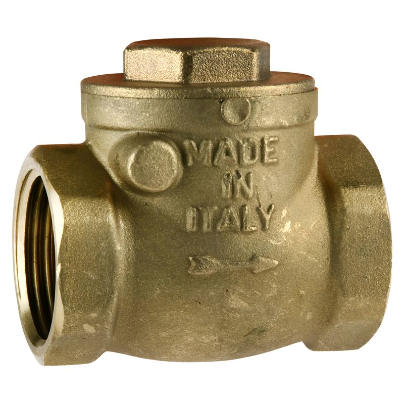 MAIOLO - Válvula Retención con Clapeta de 1/2" con Asiento de Goma