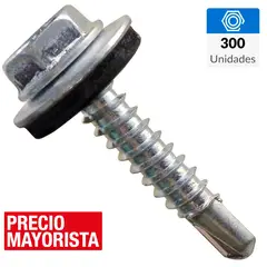 MAMUT - Tornillo Autoperforante Cabeza Hexagonal Metal 3/4 " 10 mm 300 Unidades