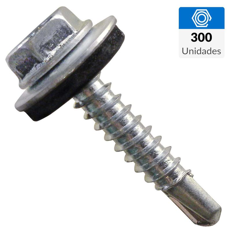 MAMUT - Tornillo Autoperforante Cabeza Hexagonal Metal 1 " 12 mm 300 unidad(es)