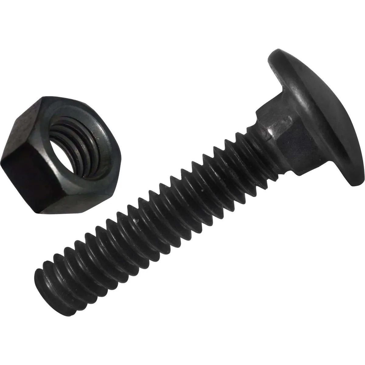 FIXSER - Perno coche con tuerca 1/4"x1 1/2" 10 unidades