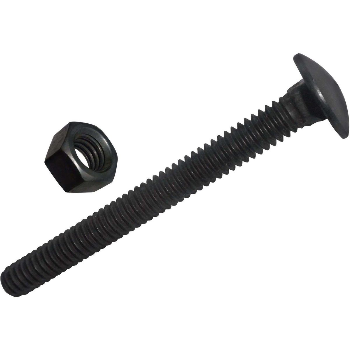 FIXSER - Perno coche con tuerca 1/4"x2 1/2" 10 unidades