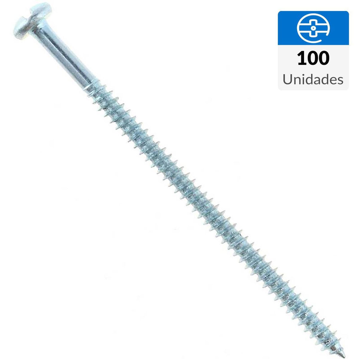 MAMUT - Tornillo Roscalata Cabeza Phillips Metal 3 " 8 mm 100 unidad(es)