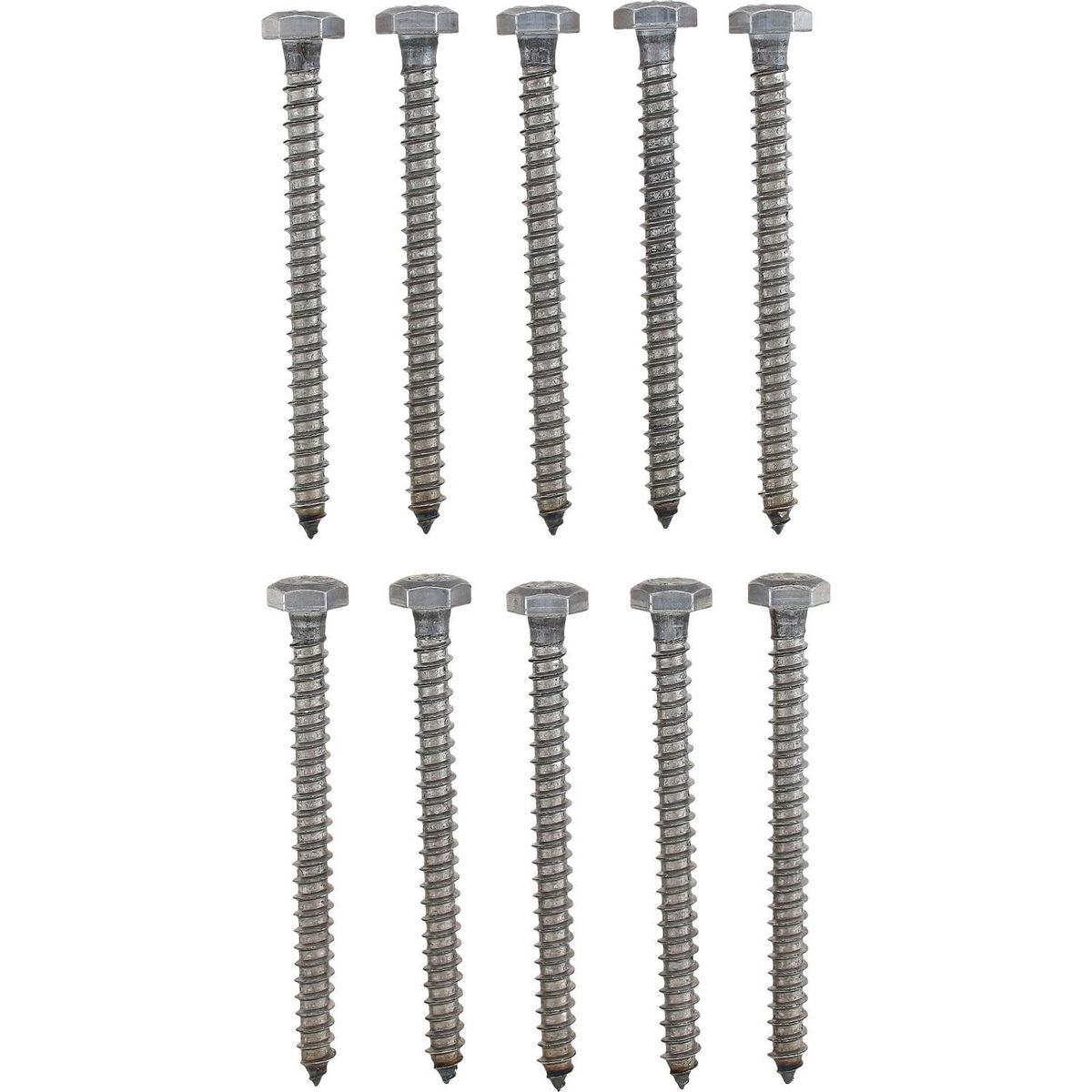 FIXSER - Tornillo Tirafondo Madera 3-1/2 " 1/4 " 10 unidad(es)