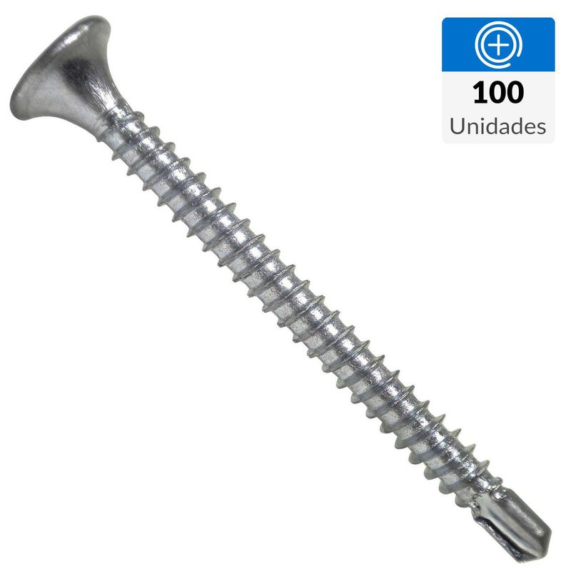 MAMUT - Tornillo Autoperforante Cabeza Phillips Yeso-Cartón 2 " 6 mm 100 Unidades