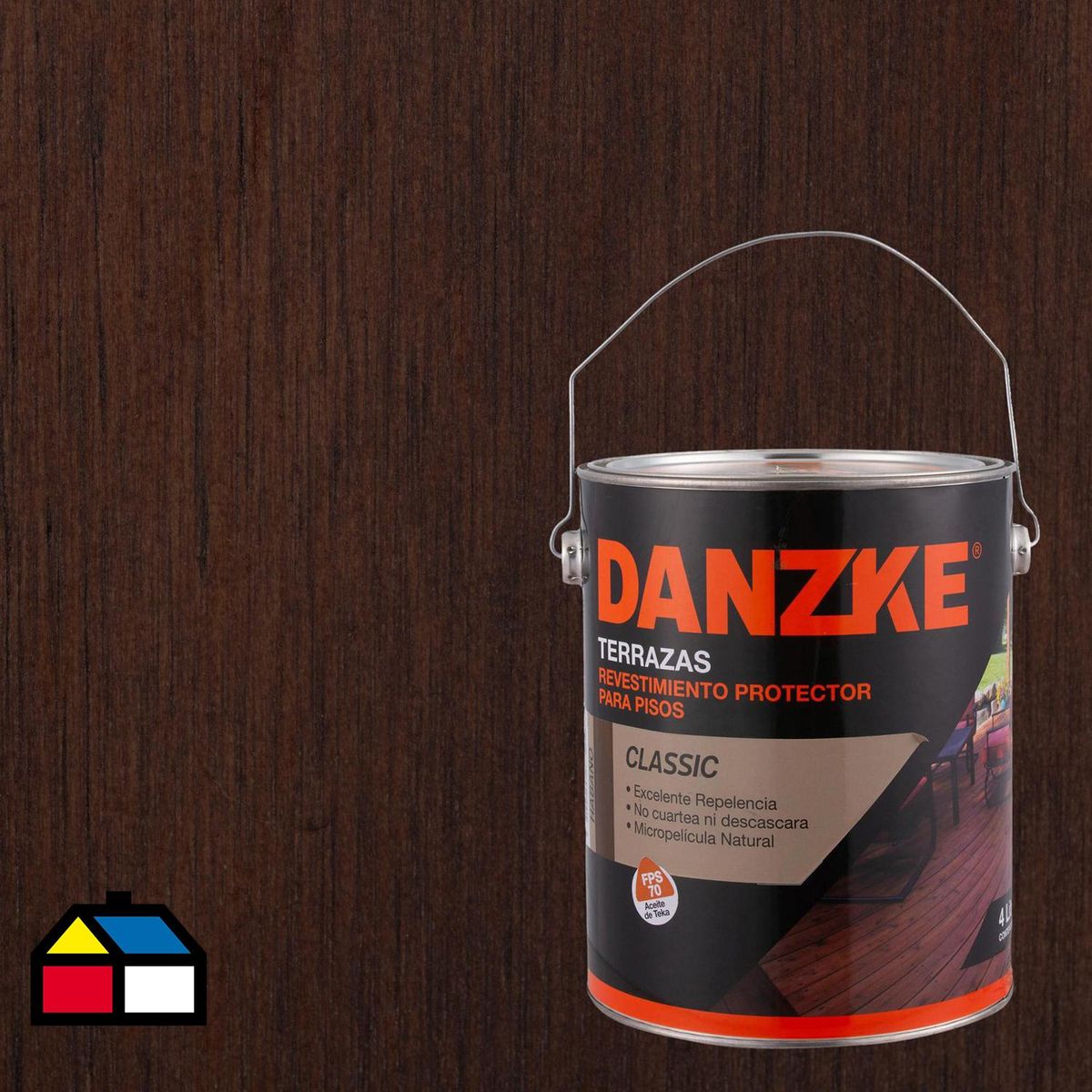 PETRILAC - Protector de Madera Satinado 4 l Habano