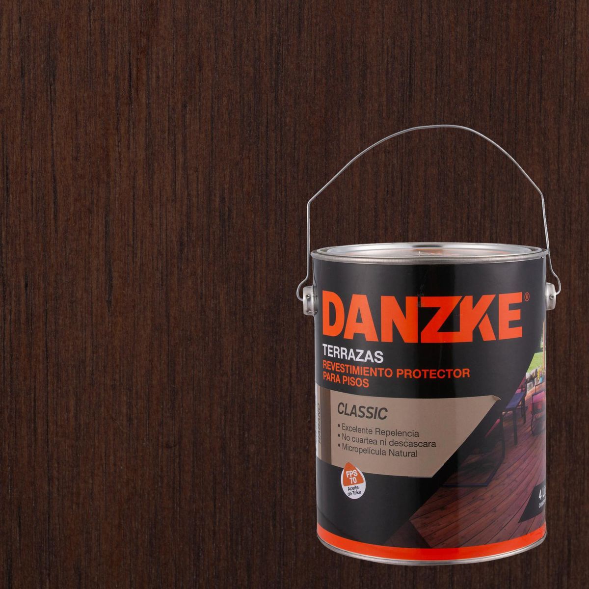 PETRILAC - Protector de Madera Satinado 4 l Habano