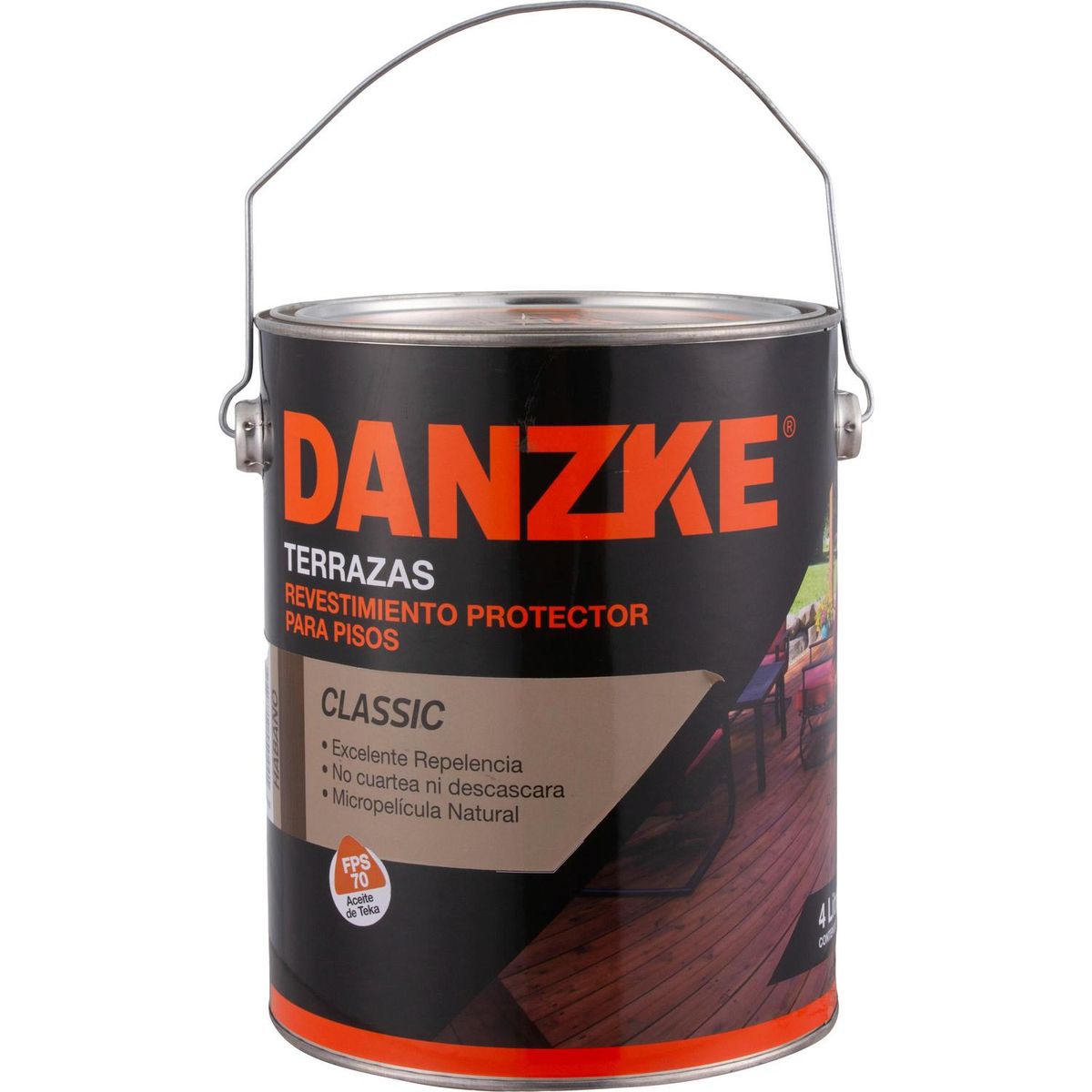 PETRILAC - Protector de Madera Satinado 4 l Habano