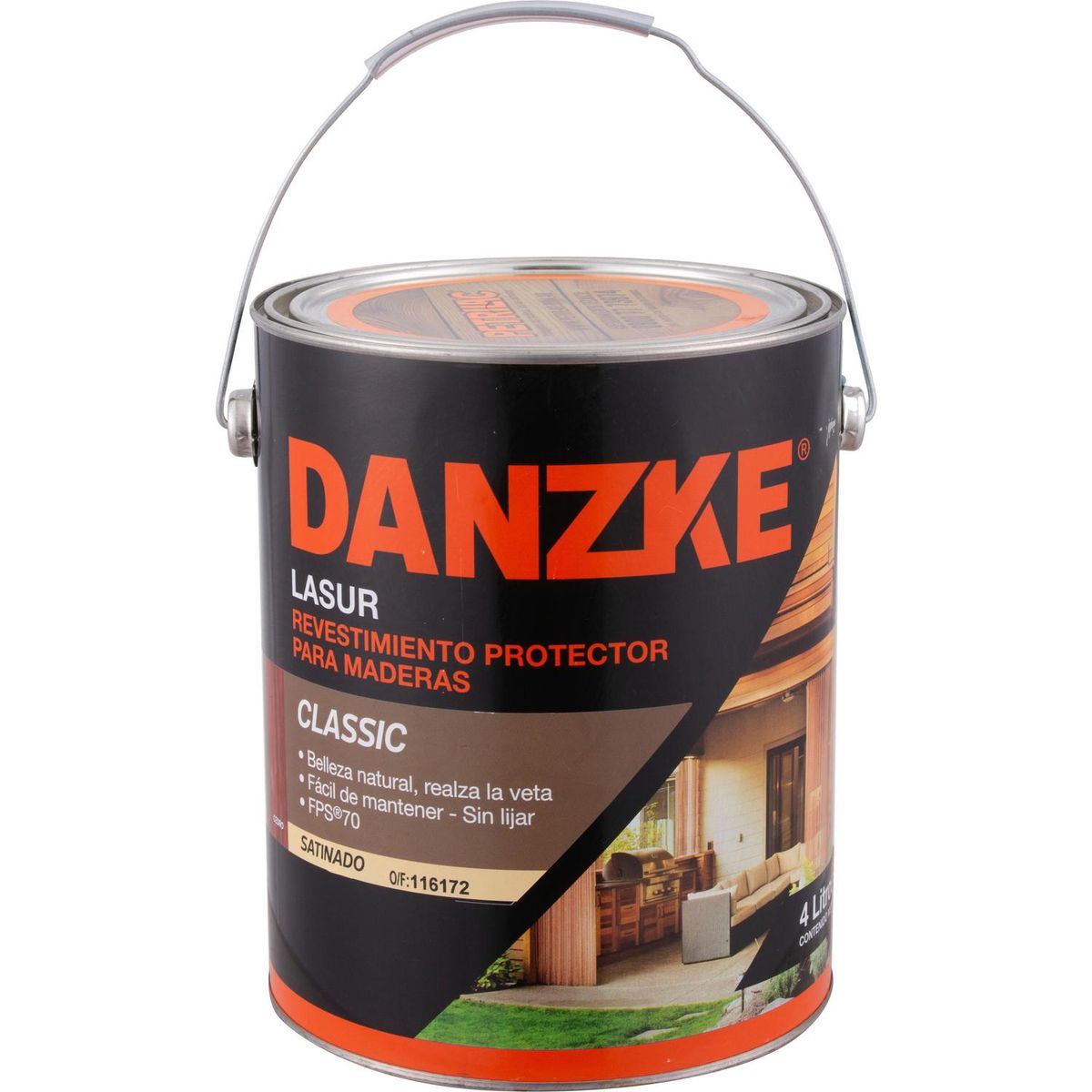 PETRILAC - Protector de Madera Brillante 4 l Cedro