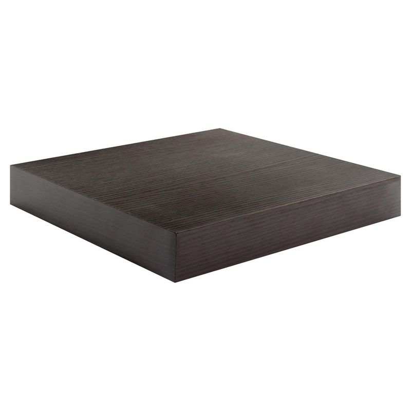 JUST HOME COLLECTION - Repisa Mural MDF 1 Nivel(es) 25x25x25 cm Chocolate